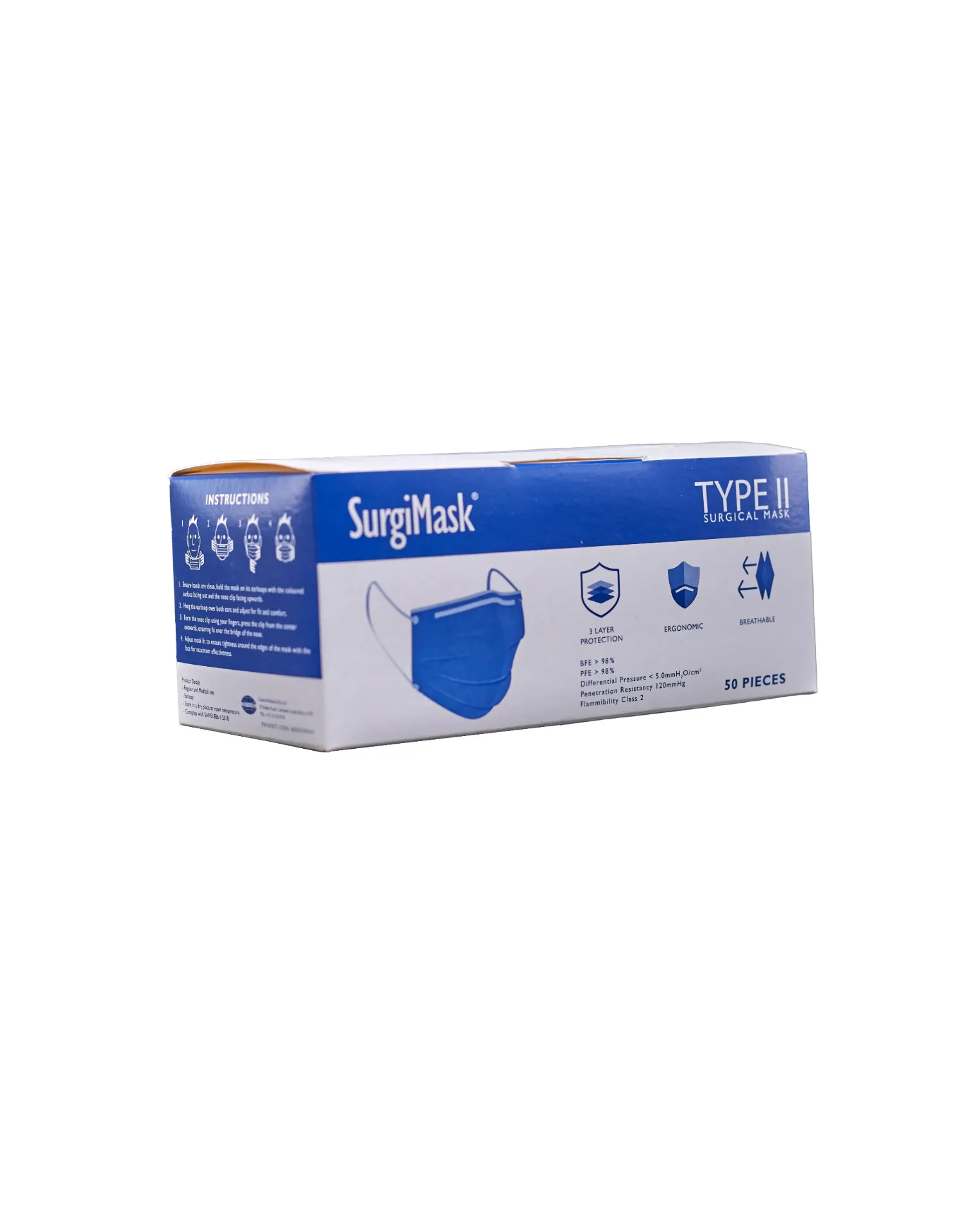 [MASK3PLY] Face Mask 3 Ply Loops (50s)