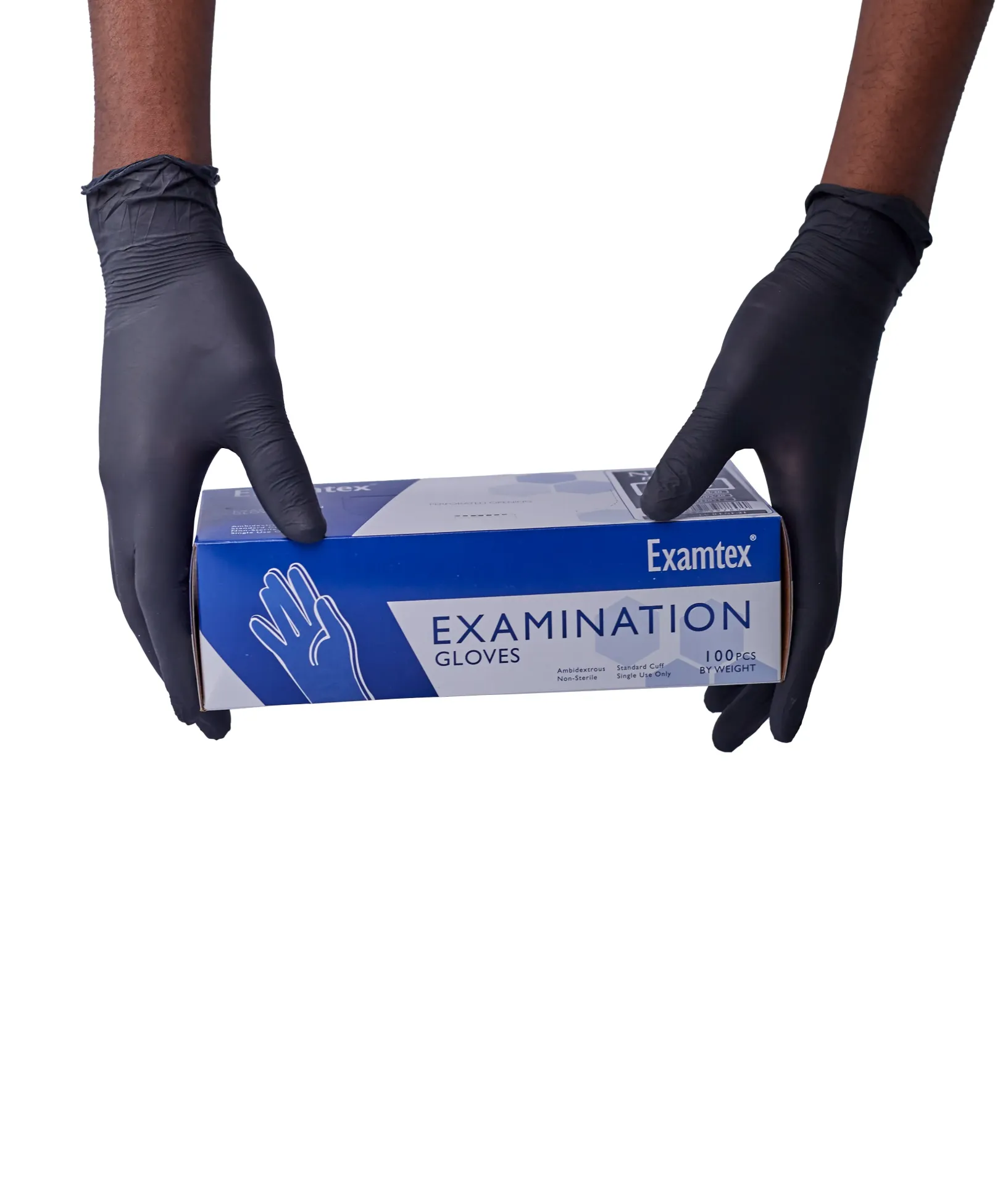 [NITRILECBXL] Golden Hands Nitrile Gloves Examination (Cool Blue, X Large)